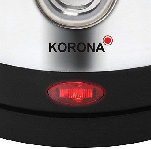 Çajnik Korona 20303 Ngjyra: Inoks – E zezë 2000w Bazë rrotulluese 360°