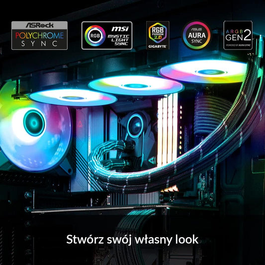 ARCTIC Liquid Freezer II 360 A-RGB – Ftohës Uji AIO për CPU me Ndriçim A-RGB, i Përshtatshëm për Intel & AMD, me Pompë Efikase të Kontrolluar nga PWM