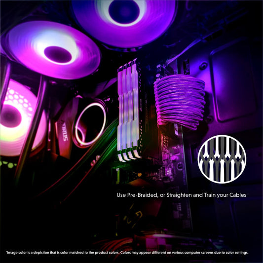 Kabllo energjie LINKUP për kompjuter (Power Supply Cables) Kabllo cilësore të zgjatura (extension cables) të dedikuara për kompjuterë gaming.