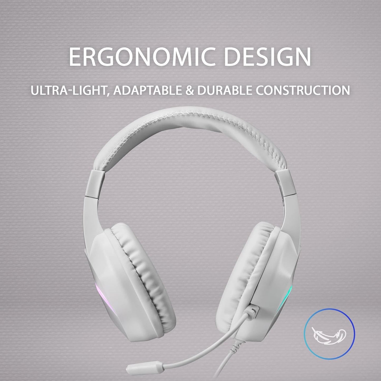 Mars Gaming MH122, Kufje Gaming Over Ear me Mikrofon, Zë HiFi, Anulim Zhurme, Super të Lehta, të përshtatshme për PS4 PS5 Xbox Switch Tablet Windows Mac, të Bardha