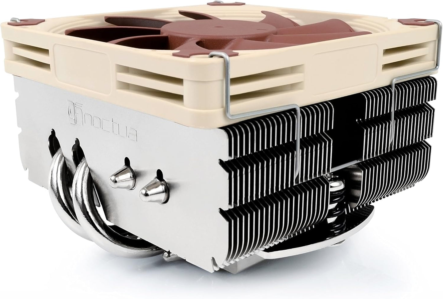 Noctua NH-L9x65 – Ftohës CPU Premium me Profil të Ulët (65mm, Ngjyrë Kafe) – Vetëm Radiatori, Pa Ventilator.
