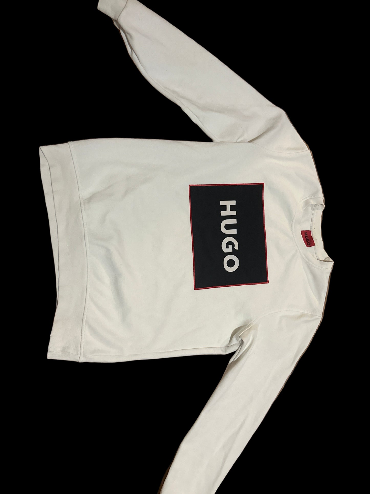 Bluze HUGO madhesia M, ngjyrë e bardhë