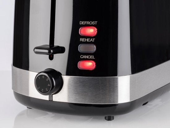 Korona 21232 Toster i Zi me 2 Feta, me Mbajtëse për Bukë dhe Mbajtëse për Thërrime, si dhe Funksion Shkrirjeje dhe Ngrohjeje, 850W