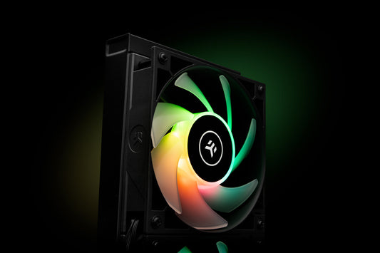 Sistem Ftohës Me Ujë EK AIO Elite 360mm D-RGB – All-in-One për CPU, me Fana EK-Vardar me Performancë të Lartë PWM, Kompatibil me Intel dhe AMD AM4/AM5 Ngjyre e zeze dhe Ari i shkelqyeshem