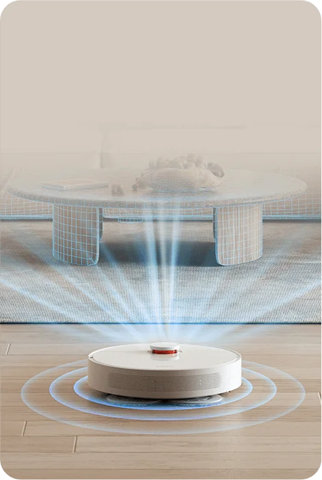 Robot Fshesë Xiaomi S10+ me Thithje & Pastrim (Fuqia e thithjes 4000Pa, Deri në 120 min jetëgjatësi baterie, Depozitë pluhuri 450 ml / Depozitë uji 200 ml, Zbulim inteligjent i tapetit, Navigim me lazer, Zbulim 3D i pengesave)