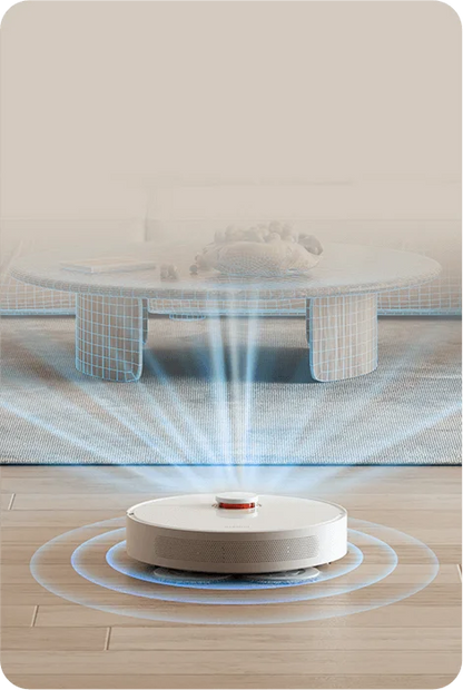 Robot Fshesë Xiaomi S10+ me Thithje & Pastrim (Fuqia e thithjes 4000Pa, Deri në 120 min jetëgjatësi baterie, Depozitë pluhuri 450 ml / Depozitë uji 200 ml, Zbulim inteligjent i tapetit, Navigim me lazer, Zbulim 3D i pengesave)