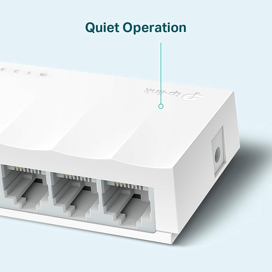 TP-Link LS1005 – Switch i Rrjetit Fast Ethernet, 5 Porta, 10/100 Mbps, Dizajn për Tavolinë, Plug and Play