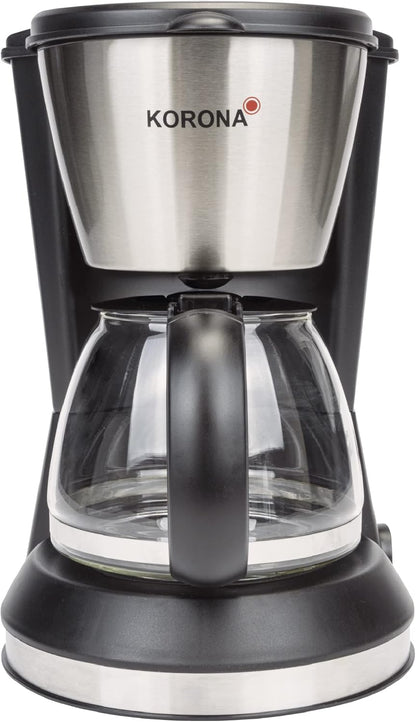 Makineri Kafeje Korona 12304 – Për 5 Filxhanë, 0.7L, Me Filter të Përhershëm, Dizajn Kompakt, E Përshtatshme për Familje të Vogla, Me Pjesë Inoksi