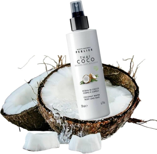 PERLIER Ujë për Trupin dhe Flokët Thai Coco, 200 ml