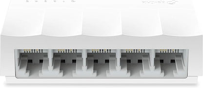 TP-Link LS1005 – Switch i Rrjetit Fast Ethernet, 5 Porta, 10/100 Mbps, Dizajn për Tavolinë, Plug and Play