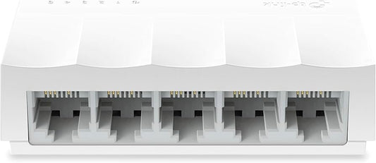 TP-Link LS1005 – Switch i Rrjetit Fast Ethernet, 5 Porta, 10/100 Mbps, Dizajn për Tavolinë, Plug and Play