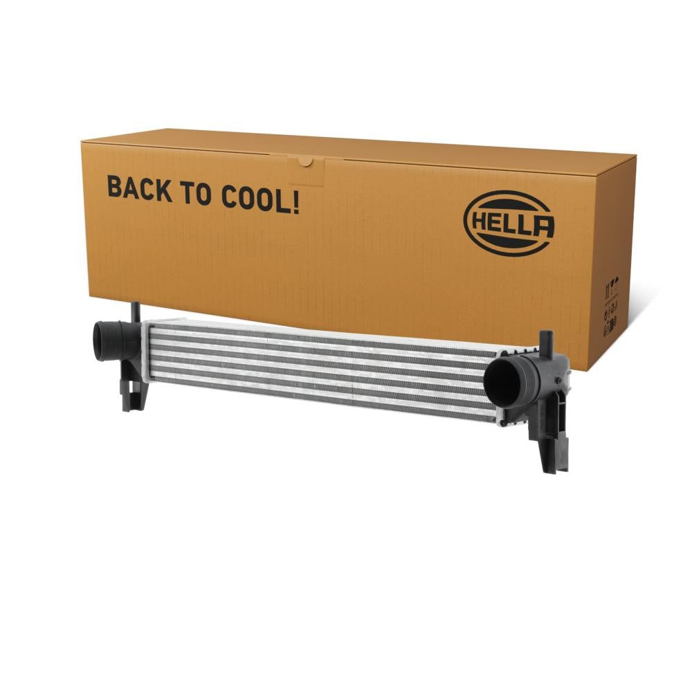 HELLA 8ML 366 470-781 Intercooler – për Audi A1, VW Polo, Škoda Fabia, Rapid, Roomster, SEAT Ibiza dhe Toledo