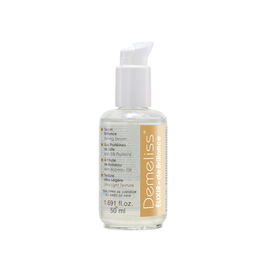 DEMELISS - Serum Shine ELIXIR 50 ml, me proteina mëndafshi, Pa sulfate dhe parabene