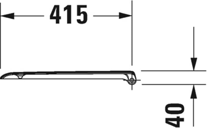 Duravit Kapak tualeti i bardhë 67310099 D-Code Compact me vida inox, 1 copë