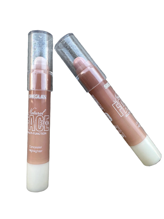 Set 2 copë SHEGLAM Natural - Korrektor për fytyrë, grim / kozmetikë 2 nuanca 01-02.