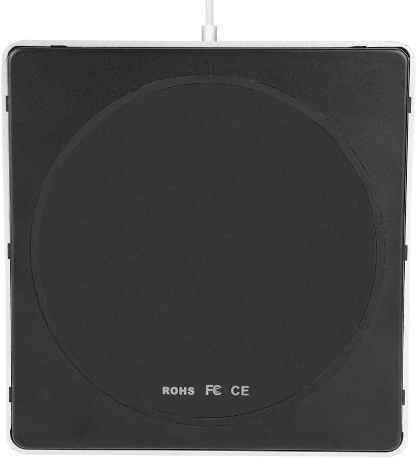 Cigemay Njësi Optike Kompjuterike e Jashtme DVD – Regjistrues/Shkrues i Qetë me Type-C për Mac OS X SE / ME / 2000 / XP dhe Windows 8 / 10 / 11, Default