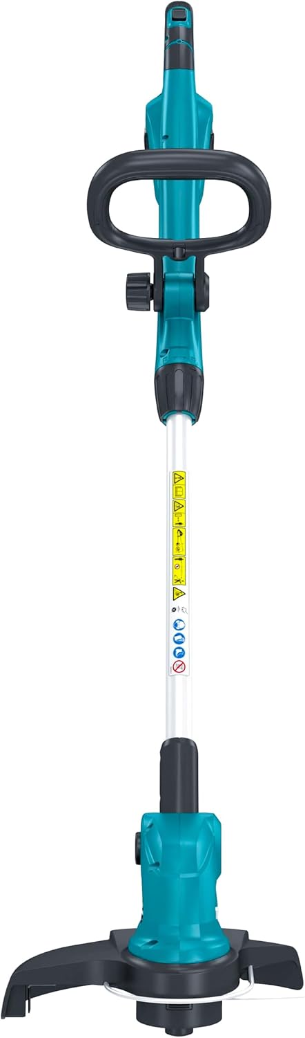 Makita DUR181RF Trimer Pa kabllo për Bar 18 V 3.0Ah – Me Bateri, Shirit Mbajtës Krahu, Shufër Teleskopike, Kokë Prerëse me Rrotullim 180° dhe Tel Prerës