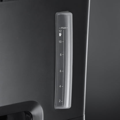 Russell Hobbs Victory Makinë kafeje me bluarës – [kohëmatës digjital, kokë me spërkatje për ekstraktim dhe aromë optimale] – Victory (deri në 12 filxhanë, kanaçe xhami 1.5 L, rregullim bluarjeje) – Makinë kafeje me filtër, model 22000-56/RH