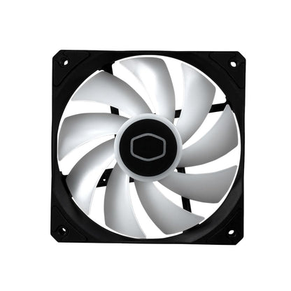 Cooler Master MasterLiquid 240L Core ARGB – Ftohës me lëng për procesor – Pompë me dy dhoma (gjenerata S), radiator superior dhe ventilatorë 120 mm ARGB – Mbështetje për LGA 1700 dhe AM5 – Ngjyrë e zezë