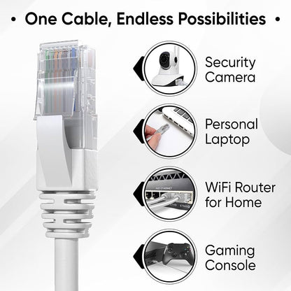 Kabllo Rrjeti Ethernet SilTronic Cat 5E, 50 Metra, RJ45, Deri në 1 Gbps, UTP CCA, AWG24, Ngjyrë Gri