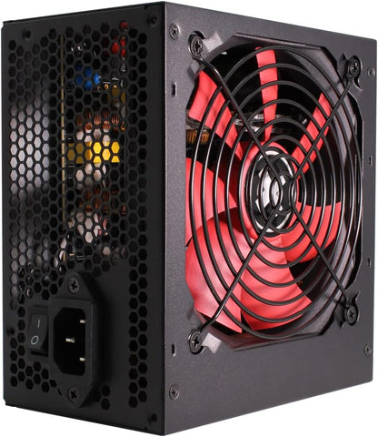 Xilence XP600R6 – Furnizues energjie për PC, 600 W fuqi, formati ATX, ngjyrë e kuqe/zezë