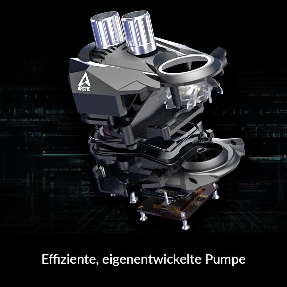 ARCTIC Liquid Freezer II 360 A-RGB – Ftohës Uji AIO për CPU me Ndriçim A-RGB, i Përshtatshëm për Intel & AMD, me Pompë Efikase të Kontrolluar nga PWM