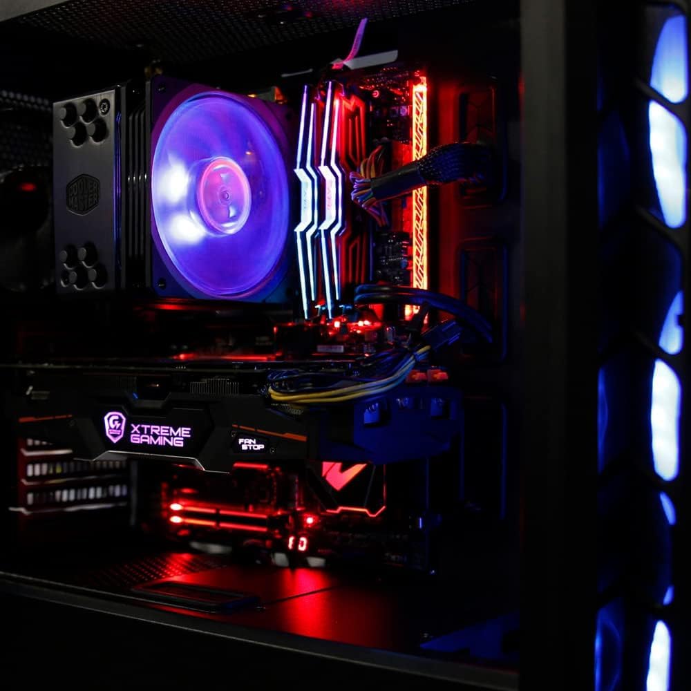 Ftohës CPU Cooler Master Hyper 212 RGB Black Edition me Mbështetje LGA1700, 4 Tubacione Termike dhe Ventilator RGB SF120R – Konfigurim Opsional Push-Pull