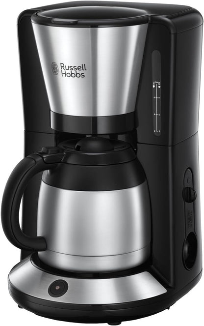 Makineri Kafeje Russell Hobbs Adventure 24020-56 – Me Kana Termike 1.0L, 8 Filxhanë, Teknologji Shpërndarjeje të Barabartë të Ujit, Ndalim Rrjedhjeje, Fikje Automatike, 1100W