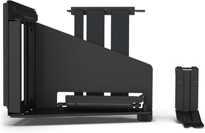 Komplet për montimin vertikal të kartës grafike NZXT – Kabllo PCIe 4.0x16 175 mm – Mbajtëse për GPU – Kllapë prej çeliku të qëndrueshëm – Ngjyrë e zezë