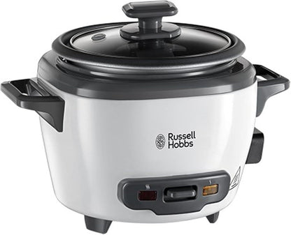 Russell Hobbs Tenxhere Mini për Oriz, ideal edhe për perime/peshk, përfshin lugë dhe matës uji, me Enë të Brendshme Jo-Ngjitëse dhe Funksion Mbajtjeje në Ngrohtësi