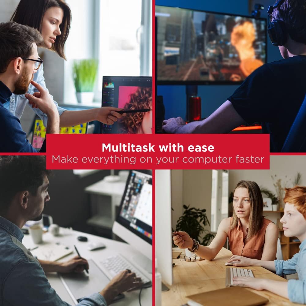 【DDR3 RAM】 Gigastone RAM 8GB DDR3 1600MHz PC3-12800 CL11 1.5V UDIMM 240 pin Jo-ECC për kompjuterë desktop