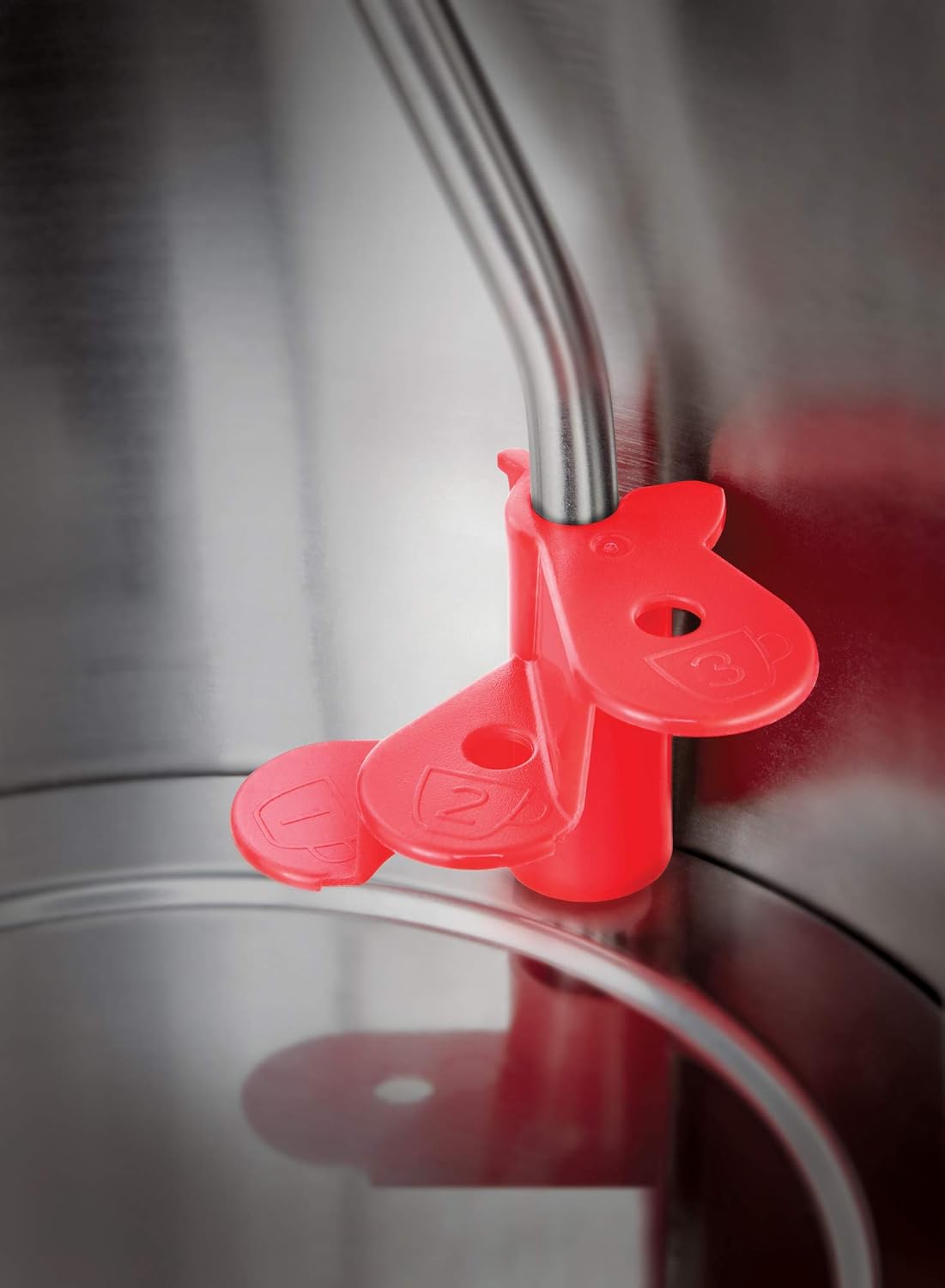 Çajnik Kompakt Russell Hobbs Colours+ në Ngjyrë të Kuqe, 1L, 2200W | Funksion Gatimi i Shpejtë | Hapur për Derdhje të Optimizuar | Tregues i Nivelit të Ujit | Shenja për Sasinë e Mbushjes | Çajnik i Vogël