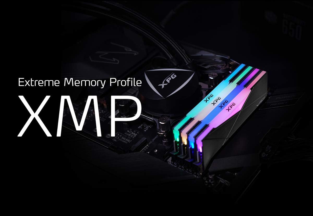 Memorie RAM ADATA XPG SPECTRIX D55 DDR4 RGB 16GB (2x8GB) 3200MHz – Performancë e Lartë për Gaming, Heatsink Metalik, Mbështet XMP 2.0, për Desktop, E Zezë