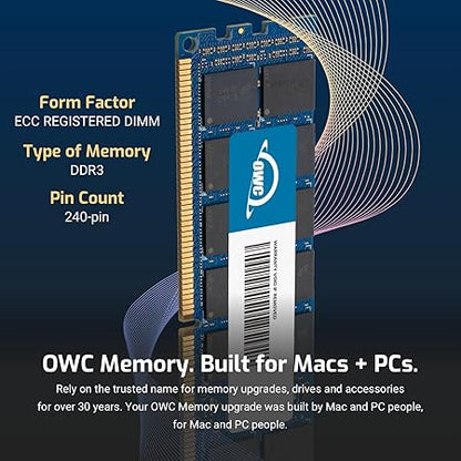 OWC 32GB DDR3-1333MHz ECC DR Memorie (OWC1333D3MPE32G) – Për Server dhe Workstation Profesional, Mac