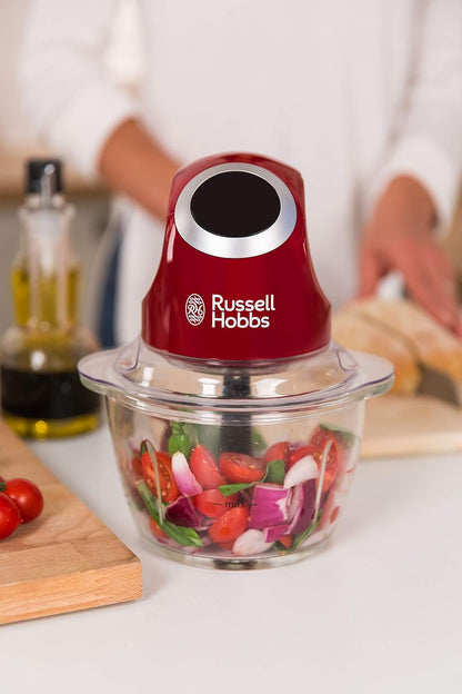 Grirëse Elektrike  Russell Hobbs Desire Red – Me Enë Qelqi dhe Kapak Ruajtjeje (500 ml)