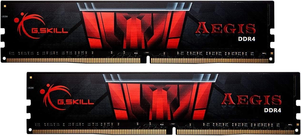 G.SKILL AEGIS Seria DDR4 RAM (XMP) 32GB (2x16GB) 3200MT/s CL16-18-18-38 1.35V Memorie për Kompjuter Desktop Intel/AMD U-DIMM (F4-3200C16D-32GIS)