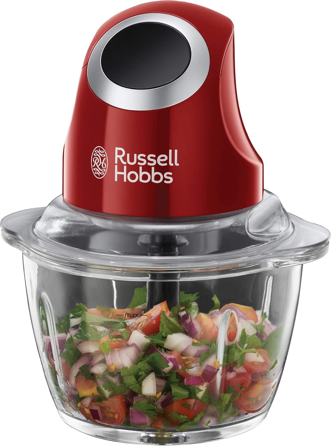 Grirëse Elektrike  Russell Hobbs Desire Red – Me Enë Qelqi dhe Kapak Ruajtjeje (500 ml)