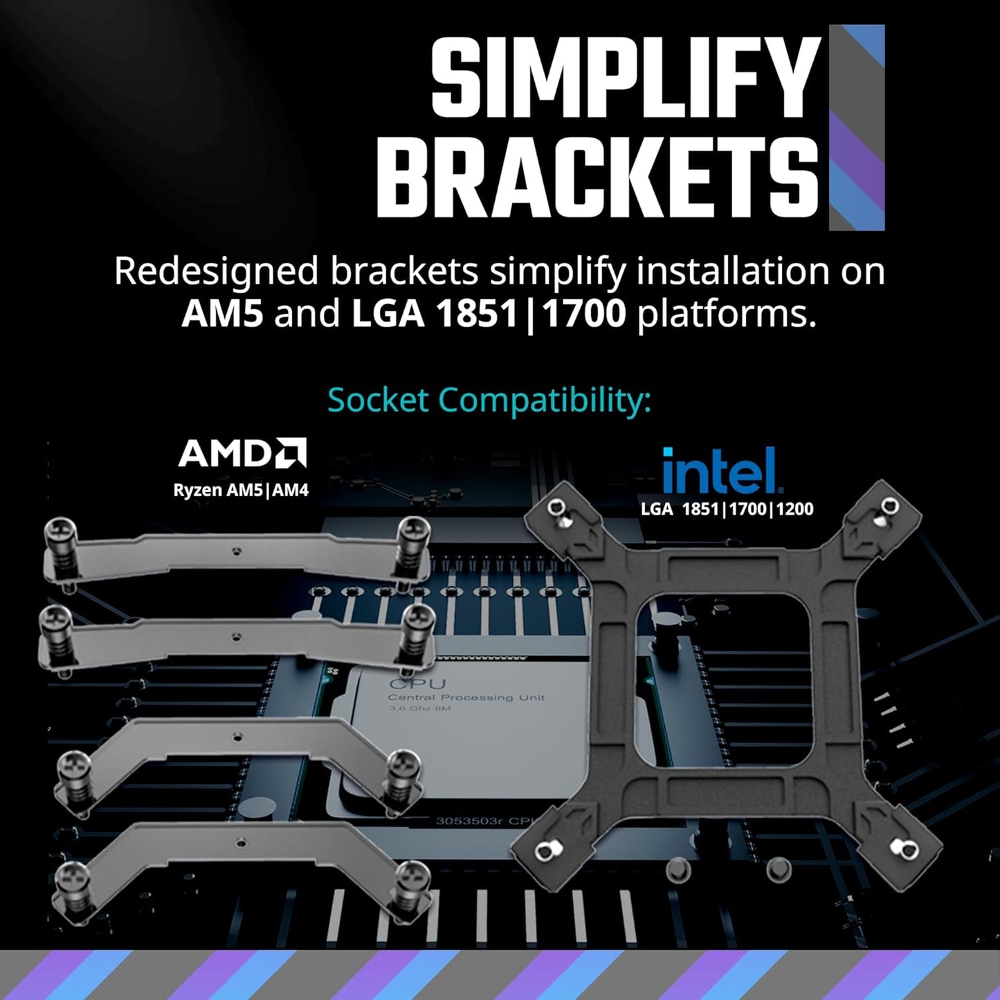 Cooler Master Hyper 212 Black – Ftohës ajri për procesor – Ventilator SickleFlow 120 Edge me kontroll PWM – Mbulesë alumini në pjesën e sipërme – 4 tuba nxehtësie prej bakri – Lartësi 152 mm – Përshtatje për AMD Ryzen AM5/AM4 dhe Intel LGA 1851/1700/1200