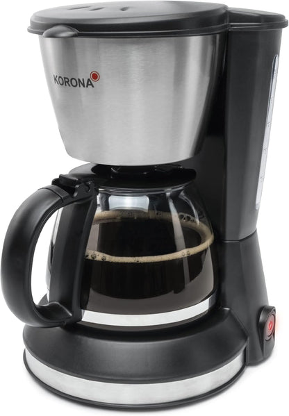 Makineri Kafeje Korona 12304 – Për 5 Filxhanë, 0.7L, Me Filter të Përhershëm, Dizajn Kompakt, E Përshtatshme për Familje të Vogla, Me Pjesë Inoksi