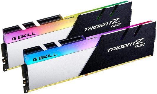 Memorie RAM G.SKILL Trident Z Neo DDR4 (XMP) 32GB (2x16GB) 3600MT/s CL16-19-19-39 1.35V për Kompjuter Desktop Intel/AMD, U-DIMM (F4-3600C16D-32GTZNC)