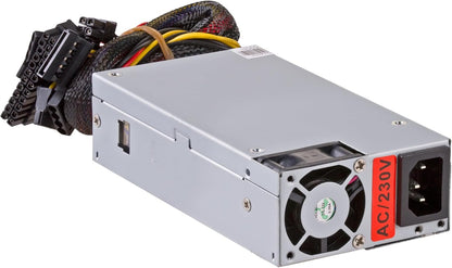 Furnizues Rryme Akyga AK-I1-200 – 200W, me Ventilator të Qetë 40 mm, Ngjyrë Gri – për Mini PC ose Kasa Industriale (ITX)