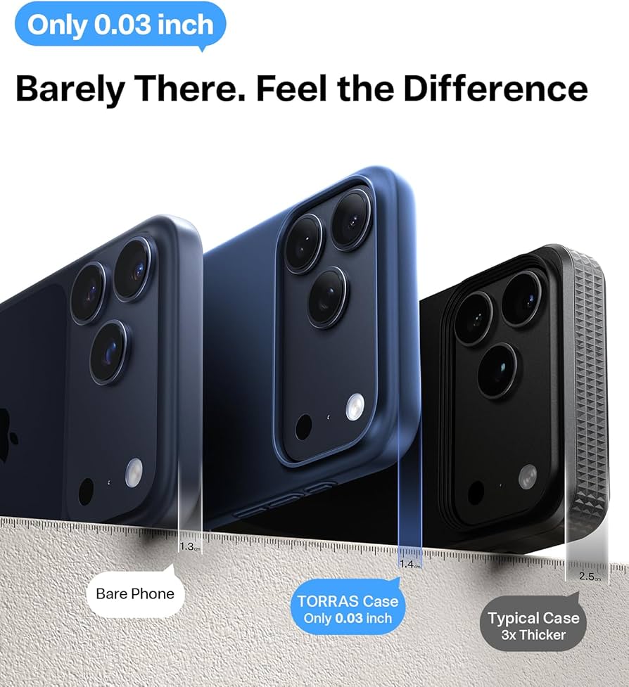 Mbrojtese Torras Boosted Magnetism iPhone 15 Pro ngjyre e kalter e mbyllur matt MegaMag