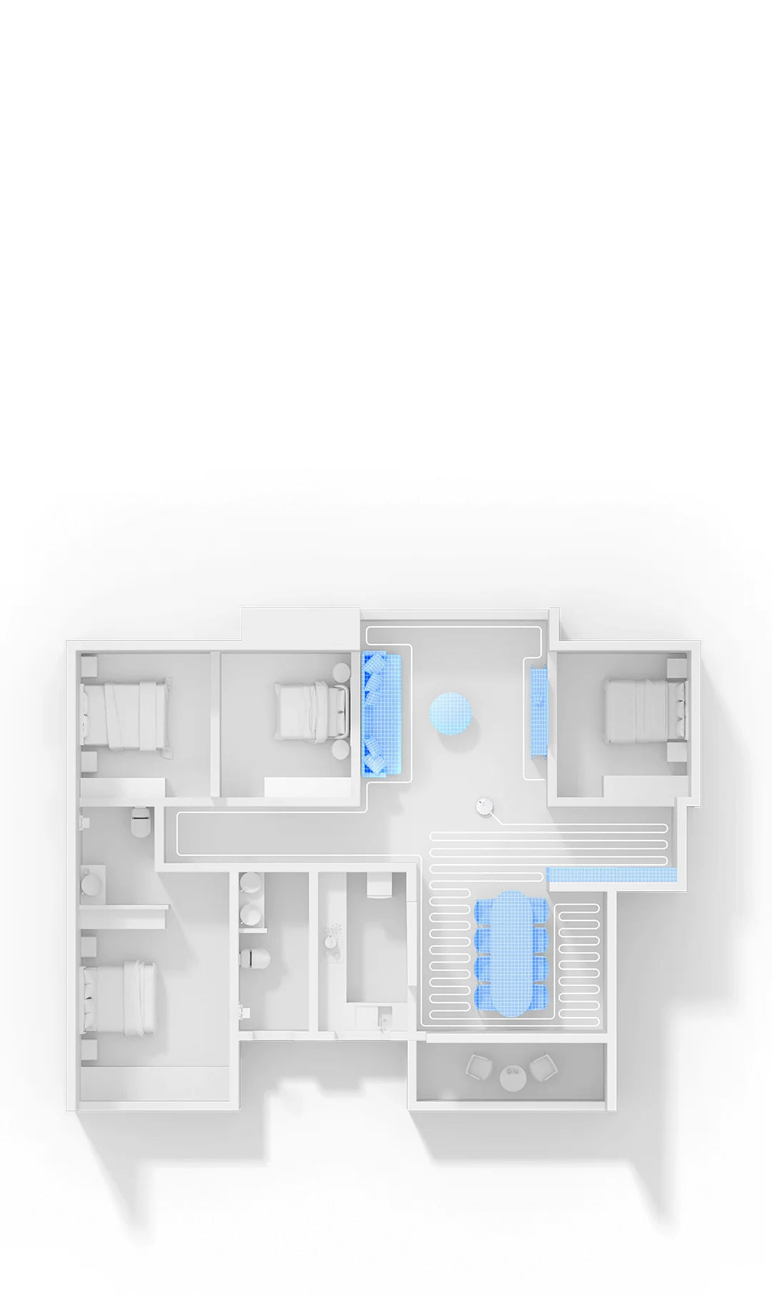 Robot Fshesë Xiaomi S10+ me Thithje & Pastrim (Fuqia e thithjes 4000Pa, Deri në 120 min jetëgjatësi baterie, Depozitë pluhuri 450 ml / Depozitë uji 200 ml, Zbulim inteligjent i tapetit, Navigim me lazer, Zbulim 3D i pengesave)
