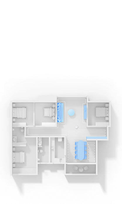 Robot Fshesë Xiaomi S10+ me Thithje & Pastrim (Fuqia e thithjes 4000Pa, Deri në 120 min jetëgjatësi baterie, Depozitë pluhuri 450 ml / Depozitë uji 200 ml, Zbulim inteligjent i tapetit, Navigim me lazer, Zbulim 3D i pengesave)