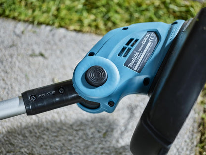 Makita DUR181RF Trimer Pa kabllo për Bar 18 V 3.0Ah – Me Bateri, Shirit Mbajtës Krahu, Shufër Teleskopike, Kokë Prerëse me Rrotullim 180° dhe Tel Prerës