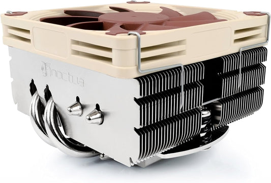Noctua NH-L9x65 – Ftohës CPU Premium me Profil të Ulët (65mm, Ngjyrë Kafe) – Vetëm Radiatori, Pa Ventilator.