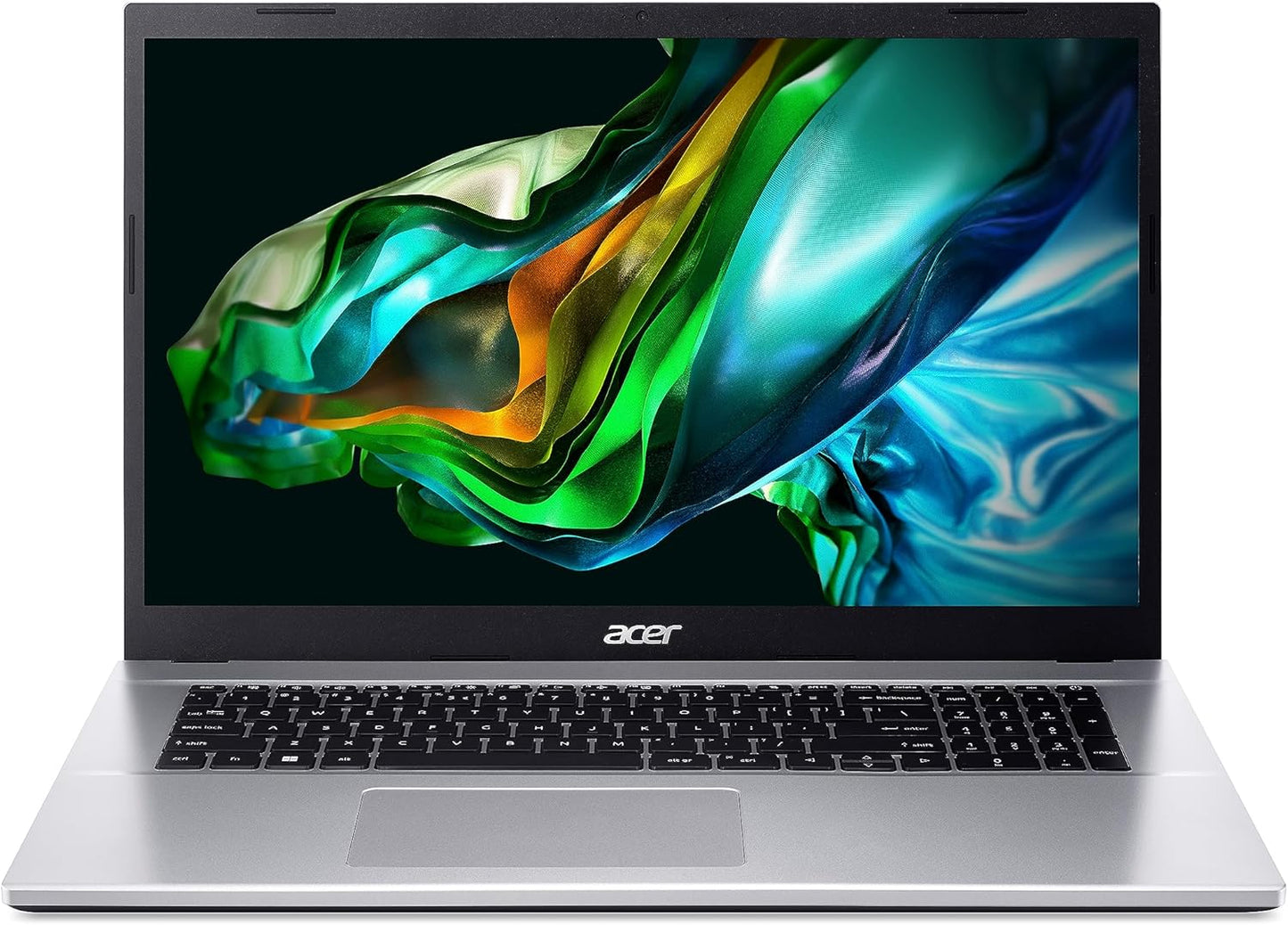 Acer Aspire 3 (A317-54-32WN) Laptop 17.3" FHD Ekran IPS, Intel Core i3-1215U, 8 GB RAM, 512 GB SSD, Intel UHD Graphics, Windows 11, Tastierë QWERTZ, Ngjyrë Argjendi
