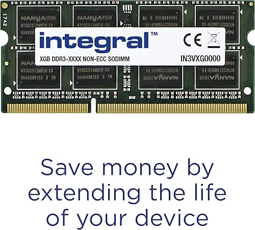 Integral 8GB (2x4GB) DDR3 1600MHz SODIMM Komplet Memorie për Laptop, Notebook dhe MacBook