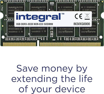 Integral 8GB (2x4GB) DDR3 1600MHz SODIMM Komplet Memorie për Laptop, Notebook dhe MacBook