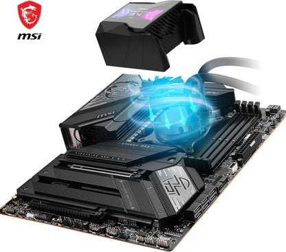 MSI MPG CORELIQUID D360 – Ftohës AIO 360mm me Lëng për Procesor – Me Ekran LCD të Personalizueshëm dhe Ndriçim ARGB